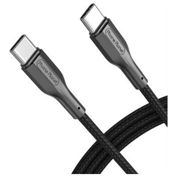 Phone Planet PJ-CC - Cable USB-C To USB-C - Black