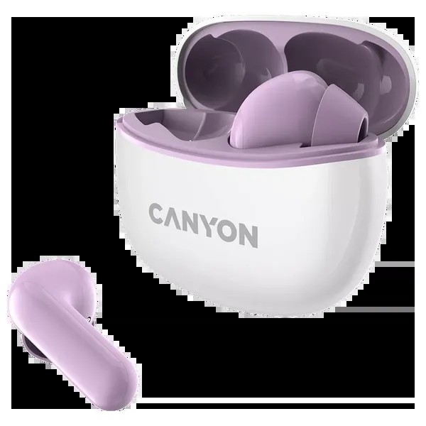 Canyon TWS-5 - Bluetooth Headphone In Ear - Purple