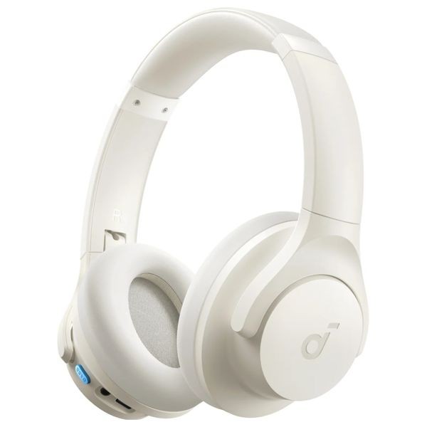 Anker - Bluetooth Headphone On Ear - White