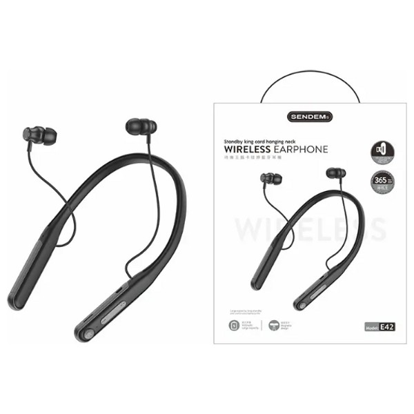 Sendem E42 - Bluetooth Headphone In Ear - Black