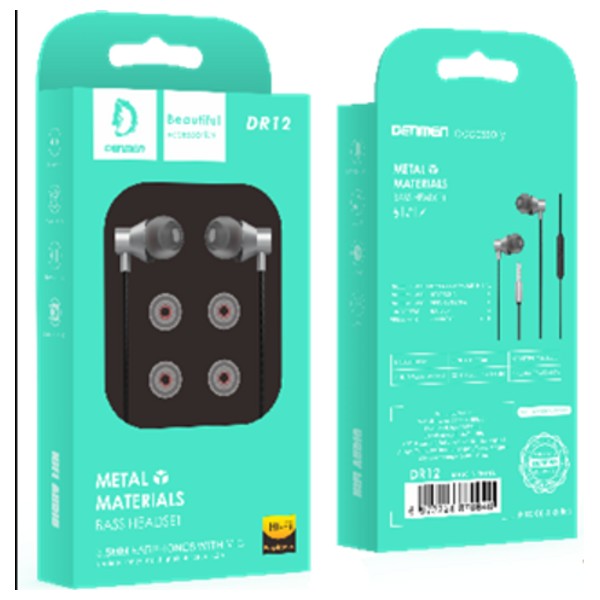 Denmen DR12 - Headphone In Ear - Black
