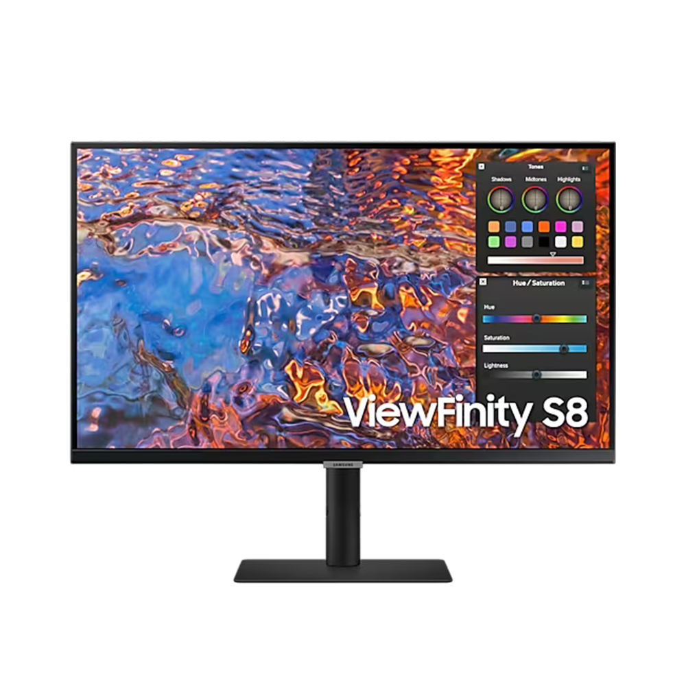 Samsung CLS27B800PXMXUE 27 Inch ViewFinity S8 UHD Monitor with DCI-P3 98% Color, HDR