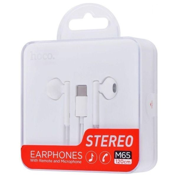 HOCO M65 - Headphone In Ear - White