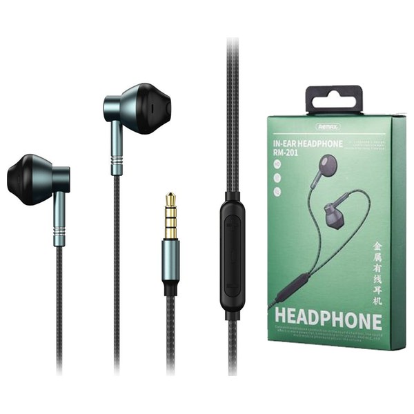 Remax RM-201 - Headphone In Ear - Black