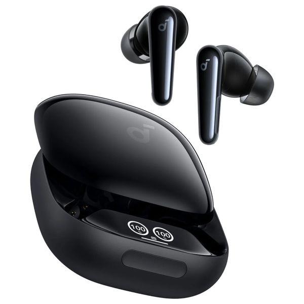 Anker - Bluetooth Headphone In Ear - Black