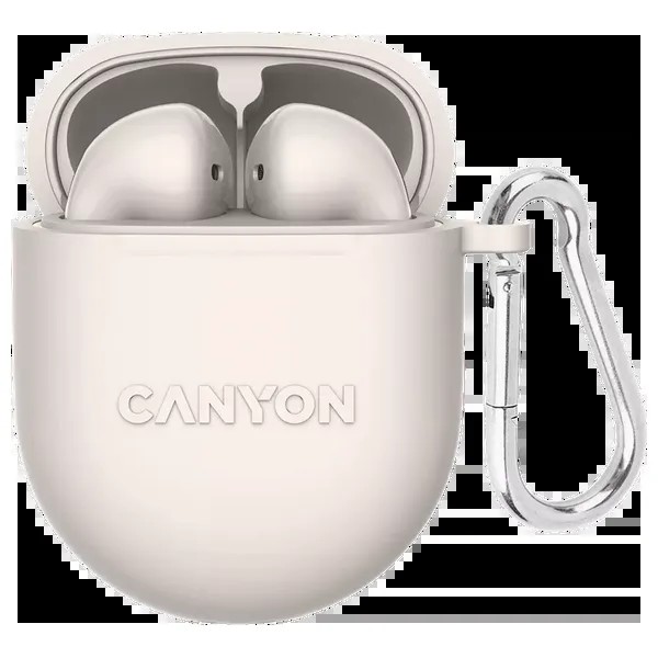 Canyon  TWS-6 - Bluetooth Headphone In Ear - Beige