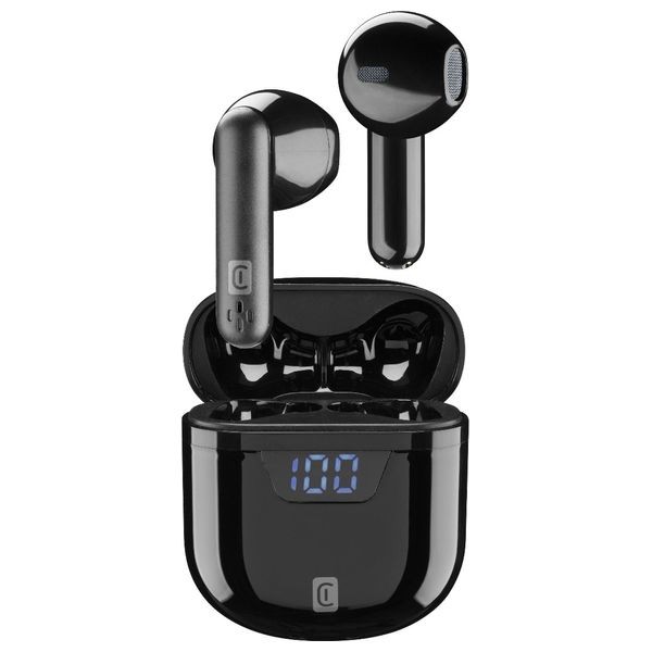 Cellularline BTSEEKTWSK - Bluetooth Headphone In Ear - Black