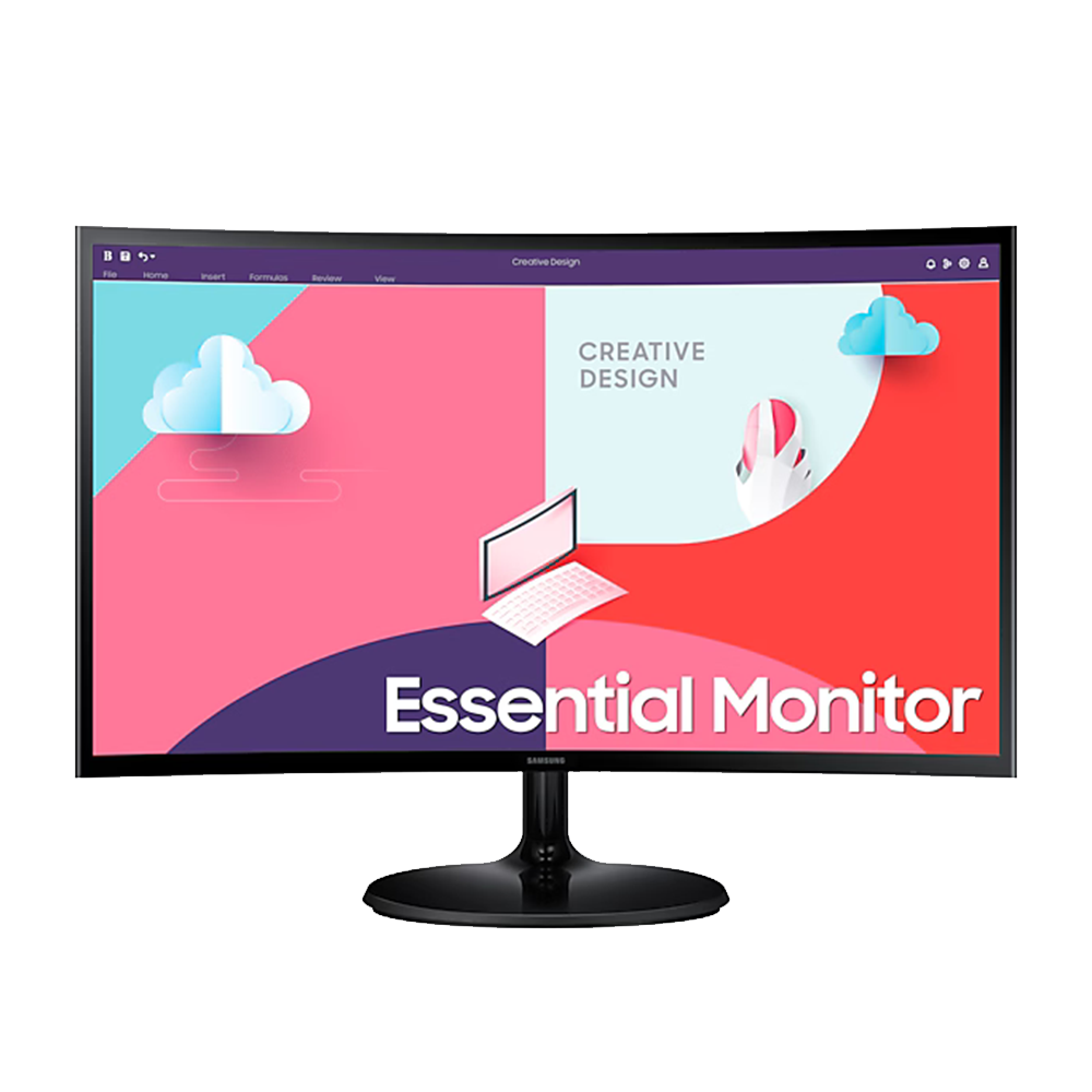 Samsung LS27C360EAMXZN 27in FHD Curved Monitor with Smooth Visual Experience